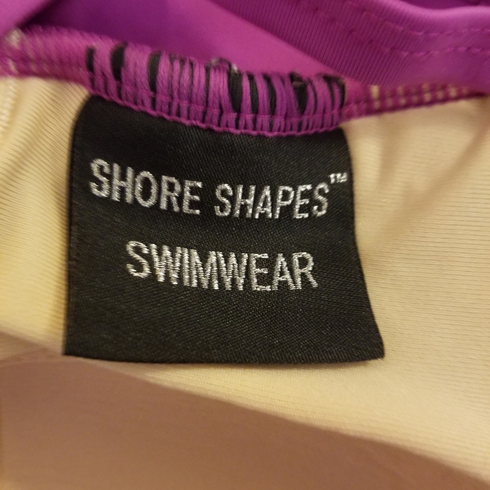 Shore Shapes Swimwear Ruched Ruffled One Piece 8 - Picture 6 of 7